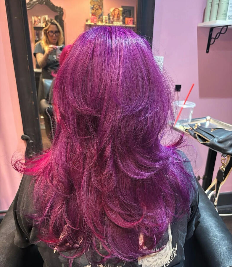 Pink and Purple
