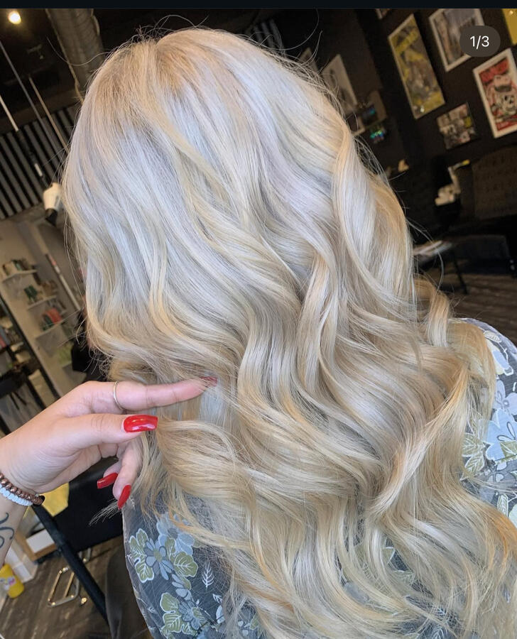 Bleached Platinum Blonde